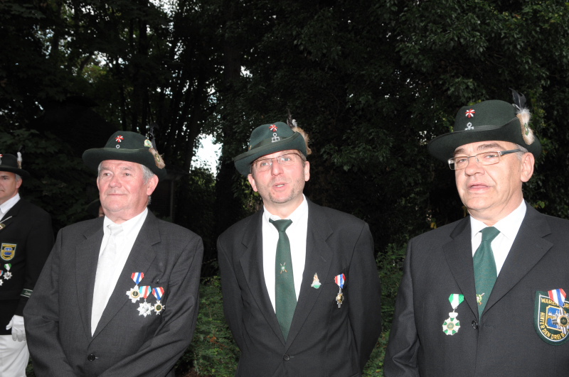Ehrung der Schützen der Insignien